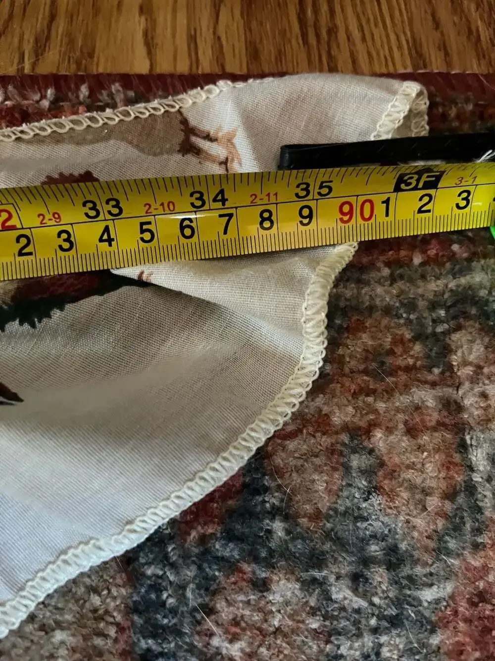 Vintage Country Rooster Ruffled Swag Valance Kitchen Curtain, Cream 52x35